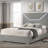 Gloss Panel Bed LED Headboard-1842666541