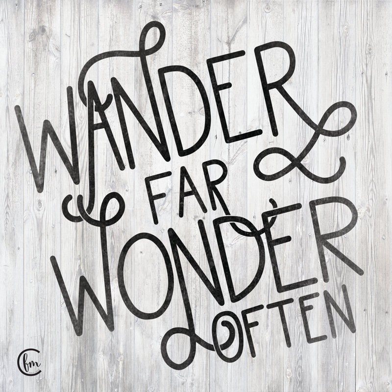 «Wander» par Fearful Made Creations - impression, H 12 po x l 12 po, Non, Toile tendue