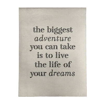 Quotes Chenille Indoor Rug