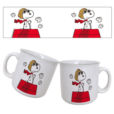 Peanuts - Flying Ace-Doghouse 20oz. Camper Mug