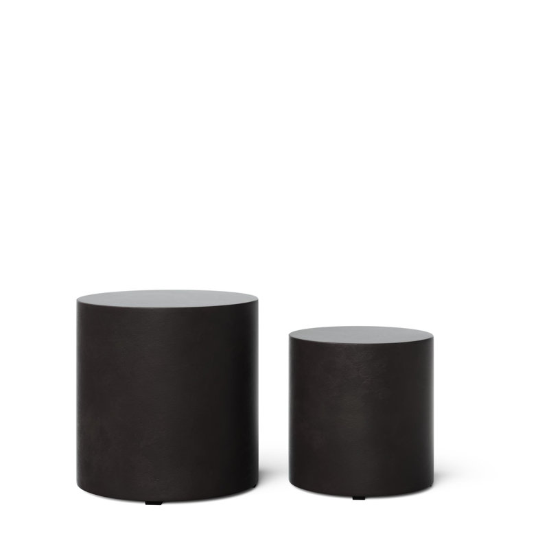 Mixx 2 Piece Nesting Tables, Lava Brown