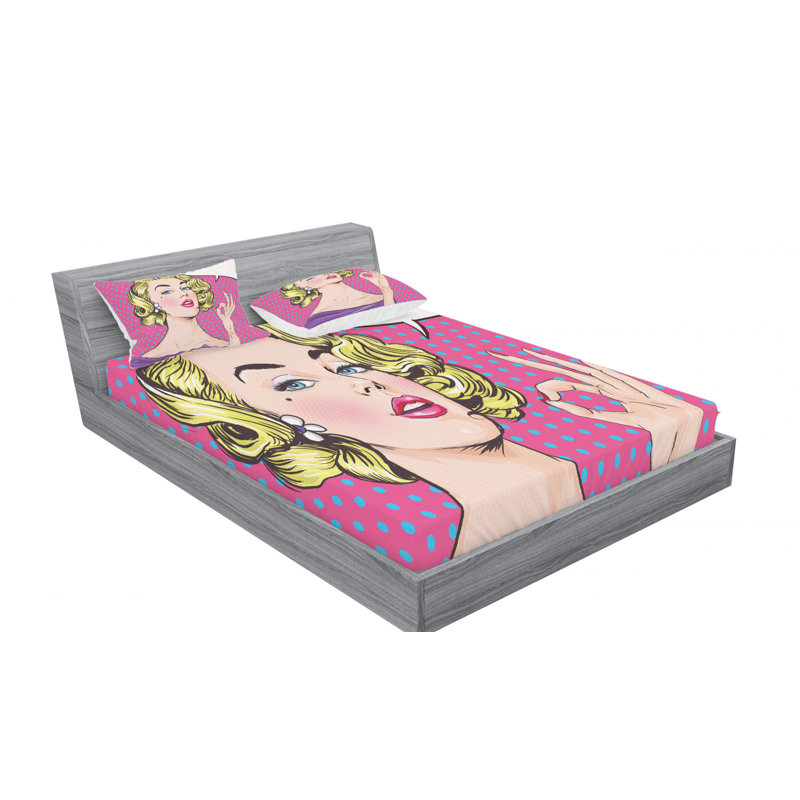Microfiber Sheet Set, Full/Double Sheet Set with Fitted Sheet