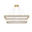 Luminaire suspendu double DEL chromé Maart-1601872523-1601872519