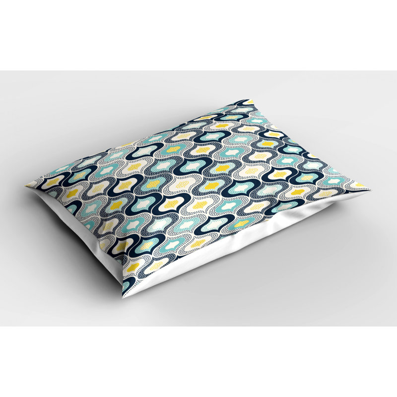Dots Polyester Geometric Sham Set, Twin