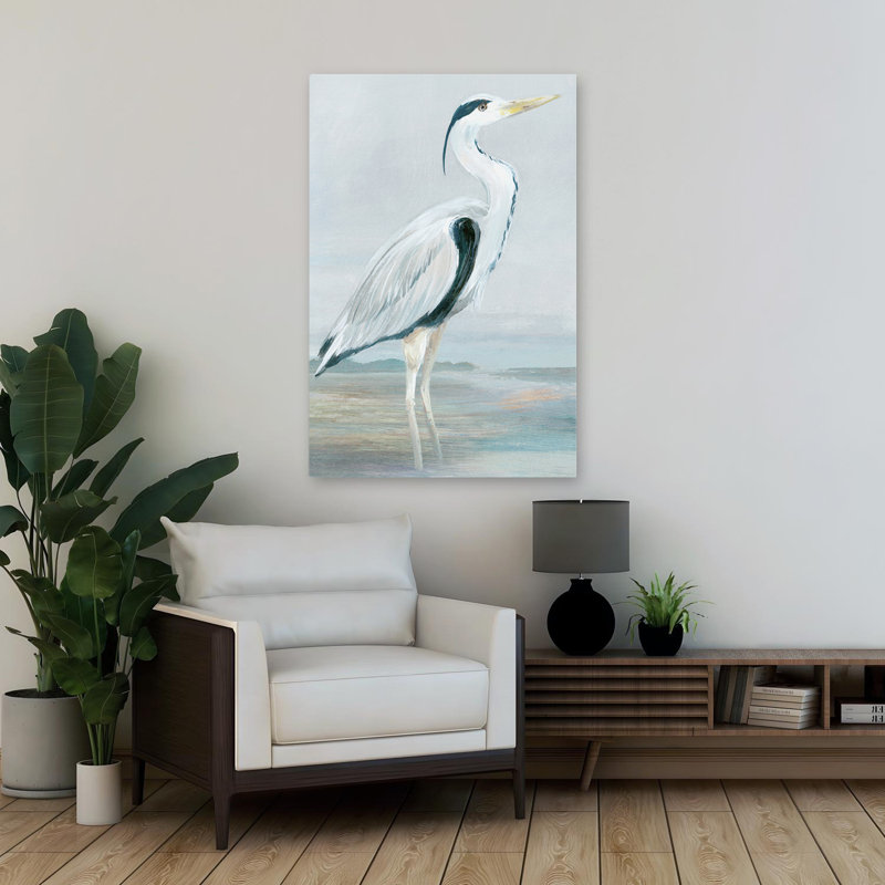 Oiseau et héron héron côtier I Art, H 36 po x l 24 po