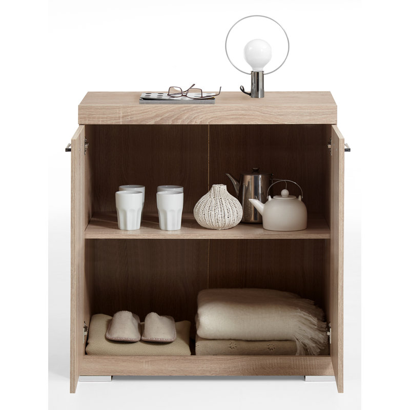 Charlton 80 Cm Wide Sideboard, Light brown