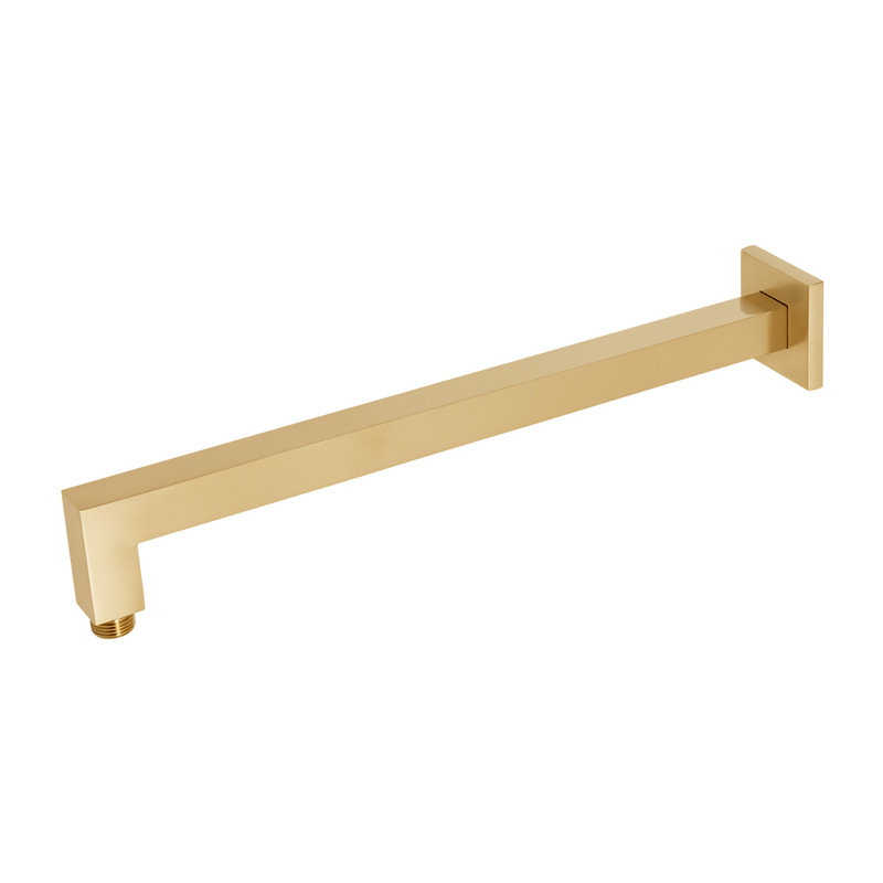 Waterblade Wall Mount Shower Arm, Brushed Gold