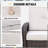 Wicker Outdoor Glider