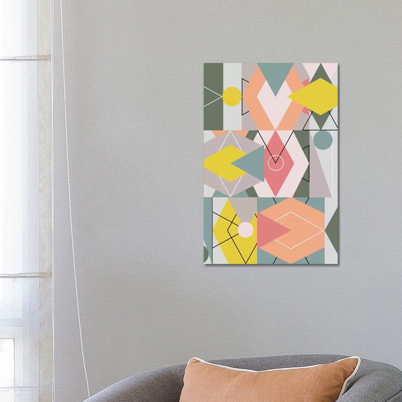 Graphic CXLV by Mareike Böhmer - Wrapped Canvas Print, 66.04 cm H x 45.72 cm W x 3.175 cm D