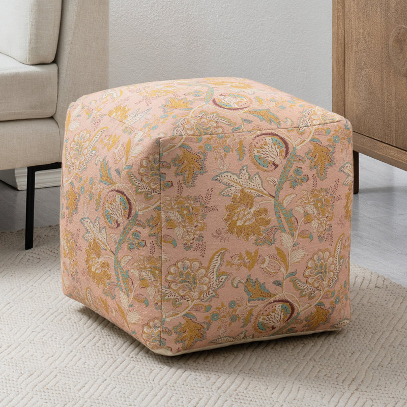 Repose-pieds Yinka, Gold Floral
