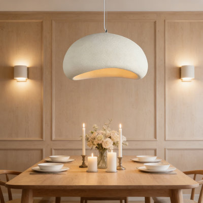 Luminaire suspendu Wabi Sabi de style japonais moderne pour îlot de cuisine, salle à manger, salon, chambre à coucher, couloir et restaurant
