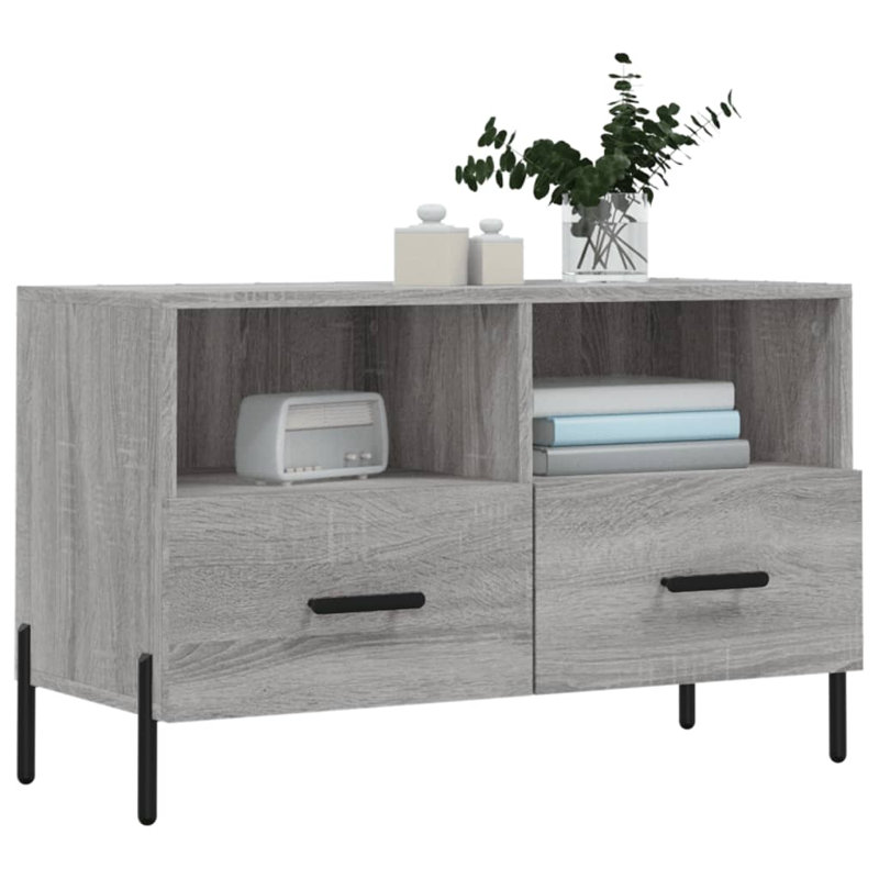 Merill TV Stand for TVs up to 32", Grey Sonoma