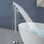 Topcraft Single Handle Floor Mounted Freestanding Tub Filler with Hand shower-87221789