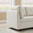 Chenille Upholstered Sectional Sofa With Storage Console-120142548