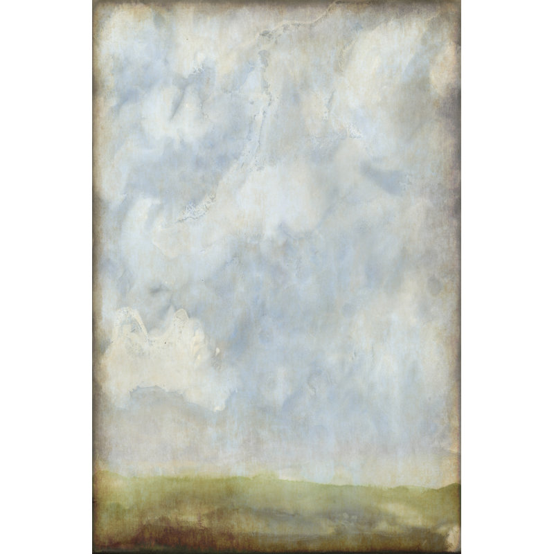 Aged Abstract Landscape II by Naomi McCavitt - Wrapped Canvas Painting, 46cm H x 30cm W x 3.8cm D