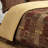 4 Piece Comforter In Brown For King Bed With Fillings Delicate Details