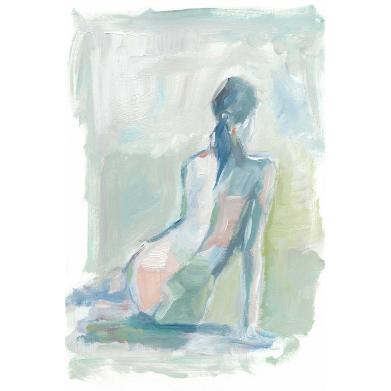 «Modern Figure Study II» par Ethan Harper - reproduction d'art sur toile tendue, H 30 po x l 20 po