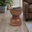Table de bout en bois massif H 18 po x l 13 po