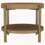 Table de bout ronde avec plateau de rangement Sand Wash