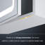 Dazire 23.62mm W 14.96mm H Medicine Cabinet Mirror