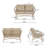 BRUCE 4PC CHAT SET