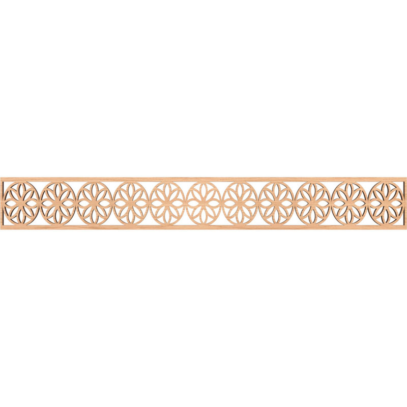 Moulure Blume, H 6 po x l 46,5 po x P 0,375 po, Noyer blanc