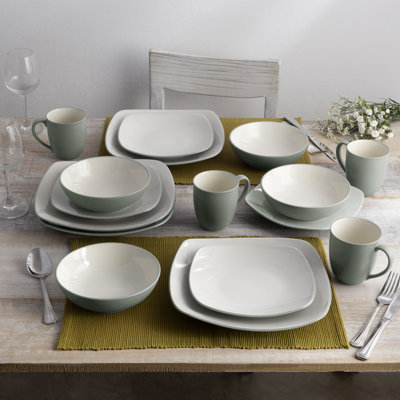 Service de table carré 16 pièces Noritake Colorwave, service pour 4