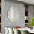 Schlesinger Frameless 39" Wide Wall Mirror