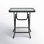 Table d'appoint en acier Asala