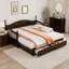 Lit de jour en bois avec lit gigogne et tiroirs de rangement, solution de couchage gain de place pour les chambres d'enfants et les chambres d'amis-1982797394