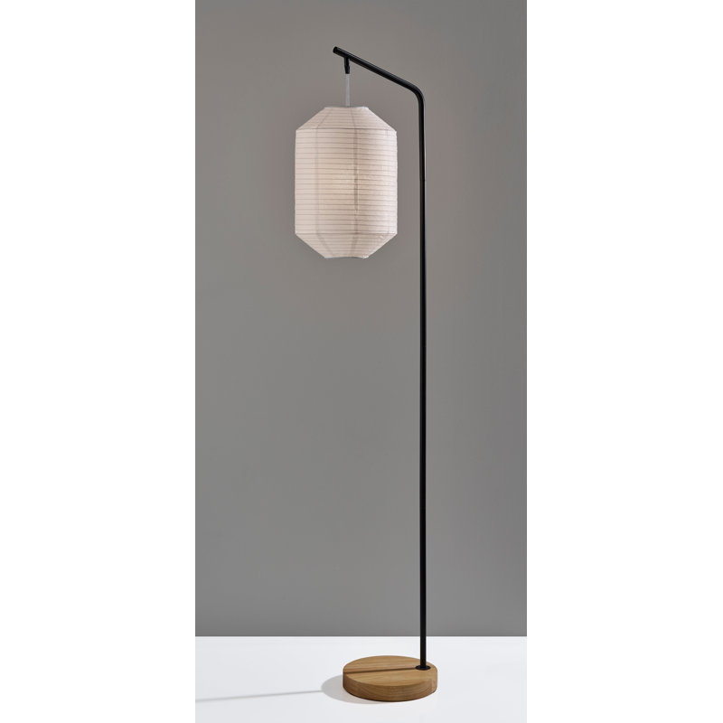 Lampe sur pied Keanu, Noir