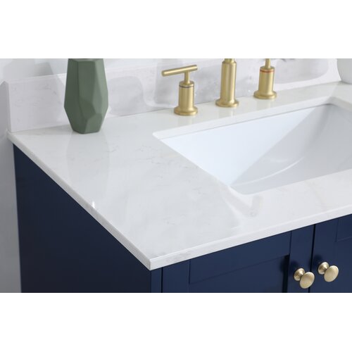 Beachcrest Home Truman 36'' Single Bathroom Vanity with Engineered ...