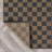 Checkered Dark Gray/Natural Easy-Care Jute-Style Indoor/Outdoor Flat Woven Area Rug-1506320488-1506320497