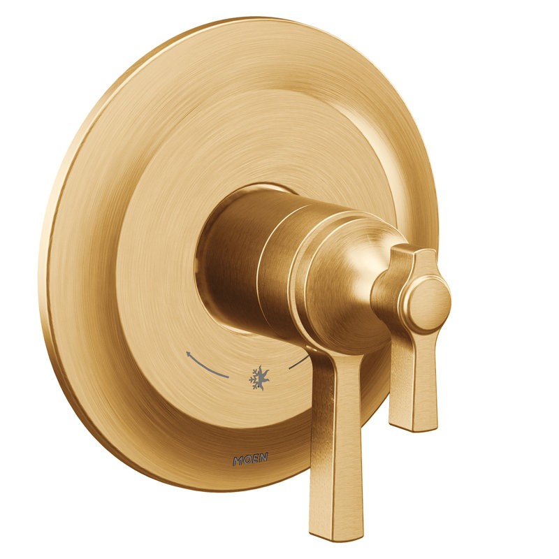 Flara M-CORE 4-Series Valve Trim , Valve Required, Brushed Gold