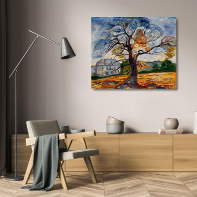 "The Oak" par Edvard Munch - Toile tendue avec châssis