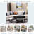Modern Lift-up Folding Coffee Table With 4 Stools, 2 Drawers And Hidden Storage Space -941122934
