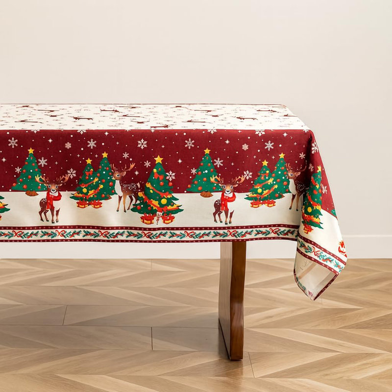 Nappe bourgogne, Rectangle 72 po