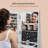 Ardolino Jewelry Armoire with LED and Flip-over Makeup Shelf