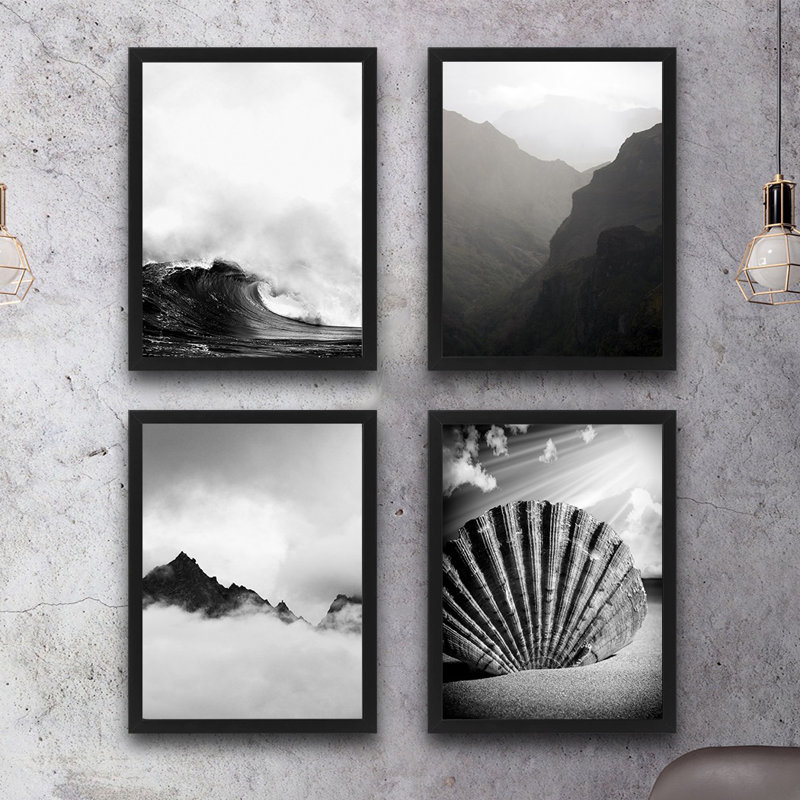 Anonymous - 4 Piece Single Picture Frame Print