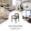 Chaise avec accoudoirs avec coussin amovible Amadou-1028570739