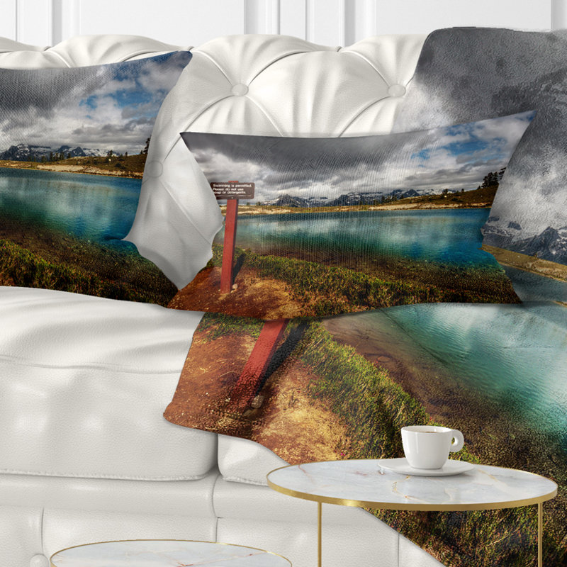 Coussin Azure Mountain