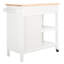 Chariot de cuisine en bois massif 33,46 po-1089672544