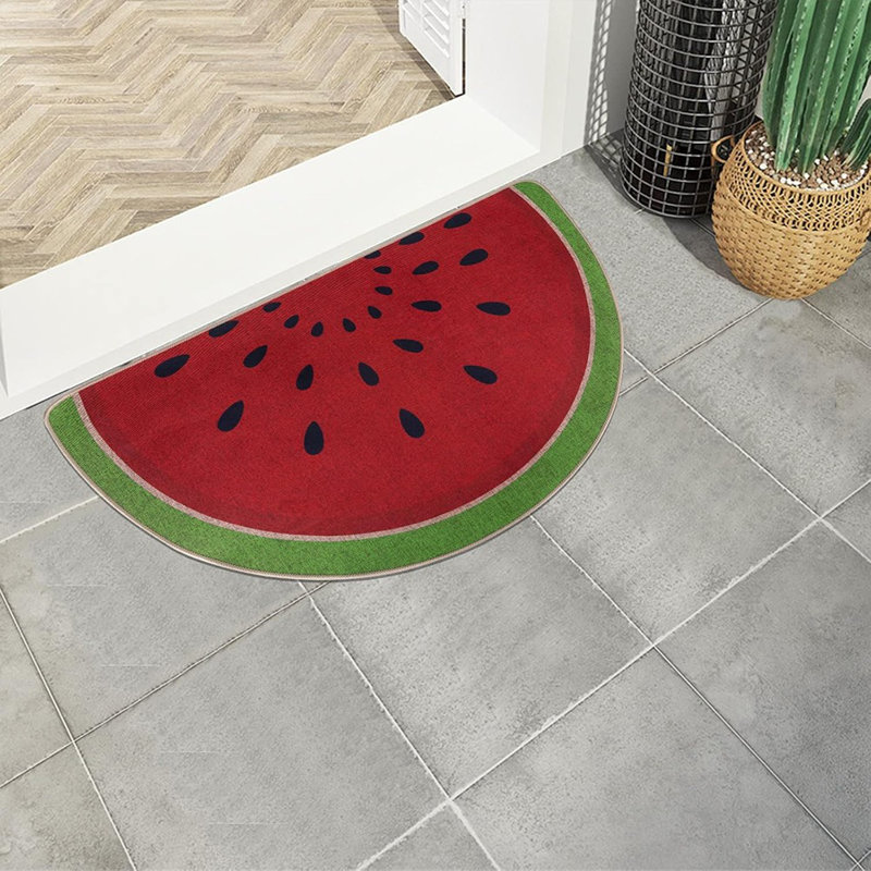 Tapis personnalisé Codree Watermelon, Watermelon Welcome Summer Do ...