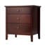 Table de chevet 3 tiroirs Wegner
