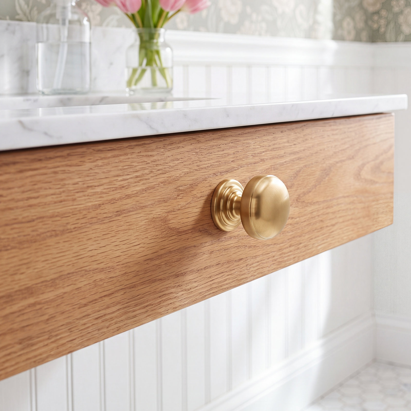 Ellis Mushroom Cabinet Knob, Polished Nickel