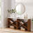 70.8''L Detachable X Shape Console Table Extra Long Table With Storage For Home-1888128711-1888128704