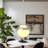 1-Light Single Globe Dimmable Pendant Light