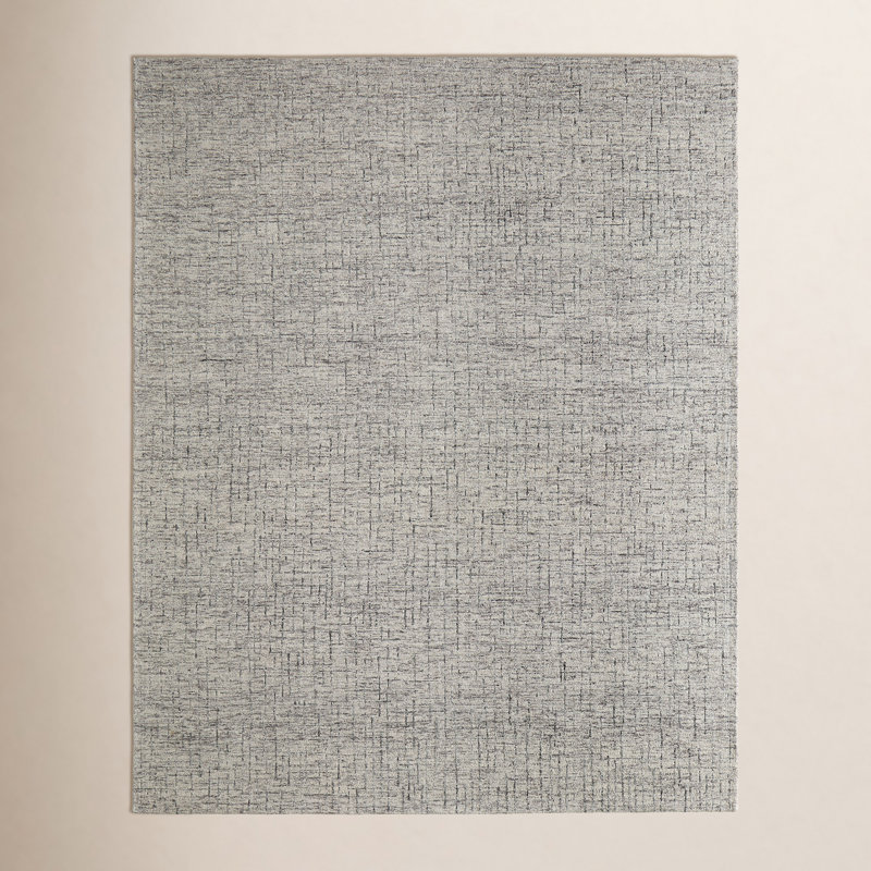 Tapis gris / taupe / beige en laine touffeté à la main Hodges, Rectangle 9 pi x 12 pi