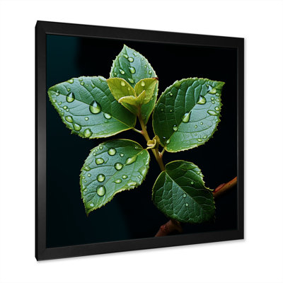 Bleu sarcelle Tranquility Leaf Expression I