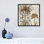 « floral oasis i », impression sur toile